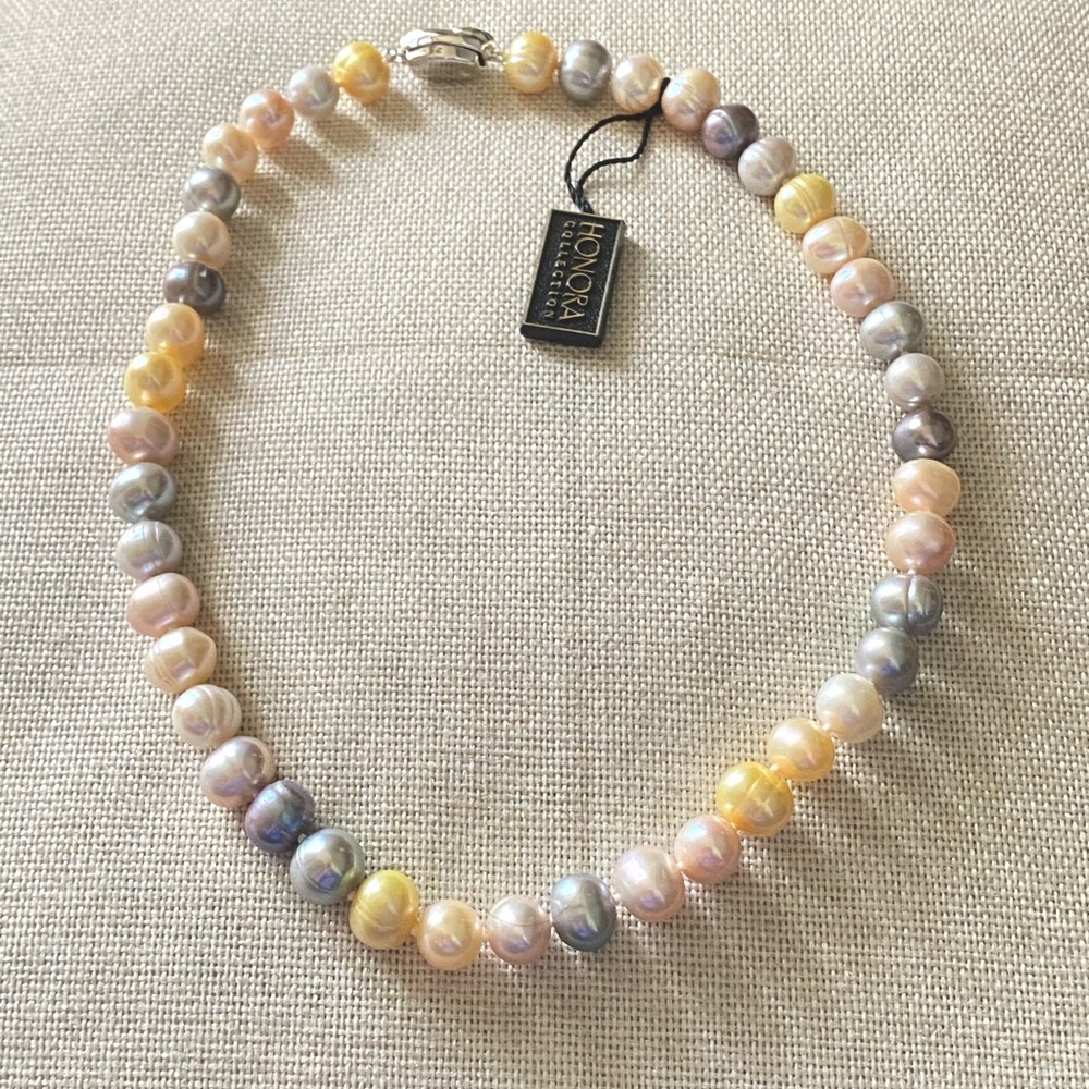 Honora Multicolor Pearl Graduated 16” Necklace